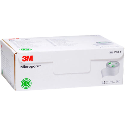 3M Micropore 2,5cm x 9,1m, 12 stuks