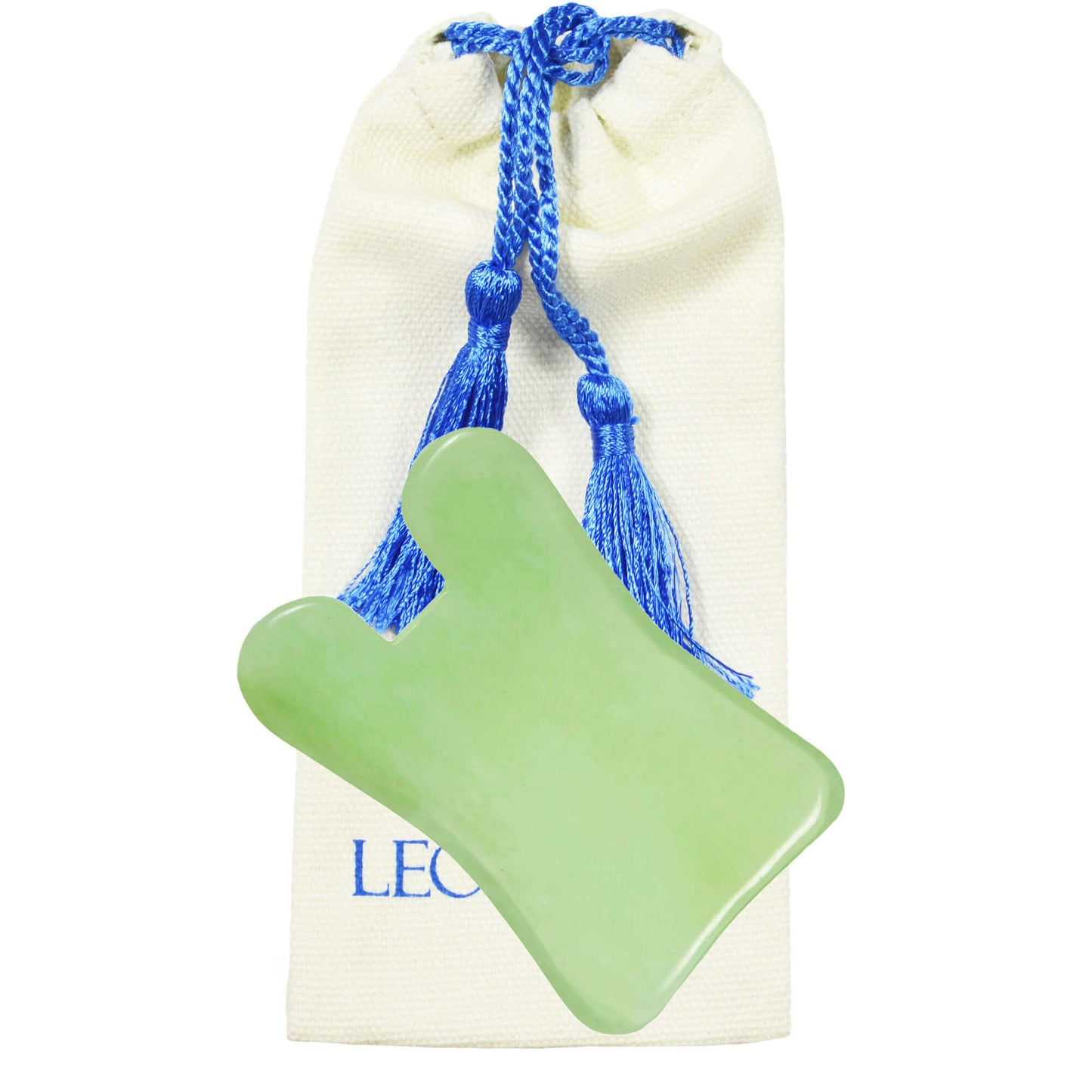 Gua sha rechthoek jade groot