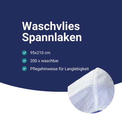 Overspanning niet geweven wasbare (200 keer) lakens SWL2 - 95x210 cm 